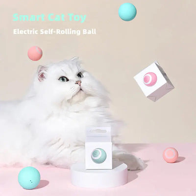PowsPlay | 360° Rotating Interactive Cat Toy