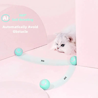 PowsPlay | 360° Rotating Interactive Cat Toy