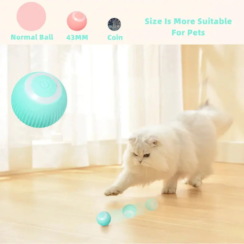 PowsPlay | 360° Rotating Interactive Cat Toy