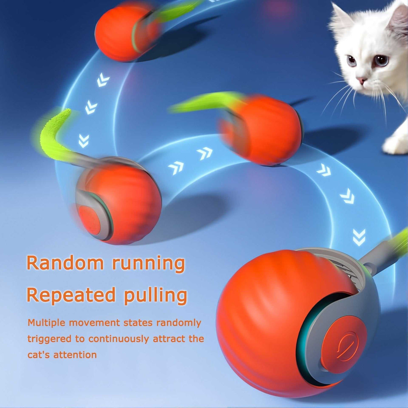 Cat Toys | 2025 Interactive Cat Toys - for Bored Indoor Adult Cats