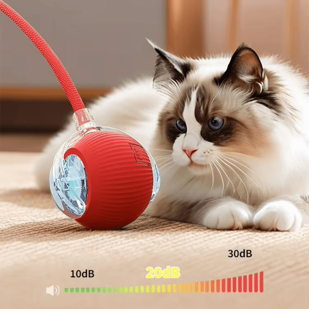 Self-Moving Cat Toy Ball – 360° Auto-Rolling, Smart Interactive Pet Ball for Indoor Cats & Small Dogs