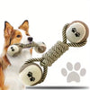 Dog Rope Ball Toy – Interactive Tug of War & Chew Toy for Dogs