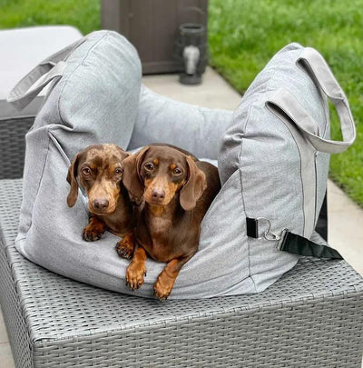 Dog Car Seat Bed | Portable Travel Bed for Small & Medium Dogs