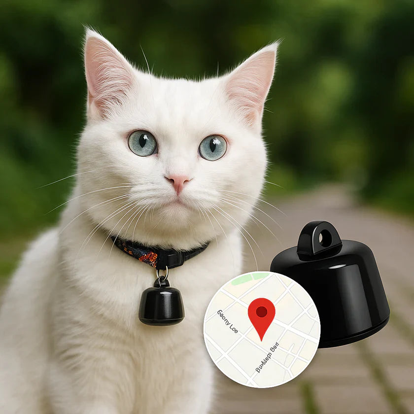 SmartPet Mini Bluetooth Tracker – Compact Pet Locator for Cats, Dogs & Small Pets | iOS & Android Compatible