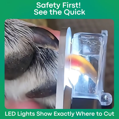 SafeTrim  | LED Pet Nail Clipper for Dogs & Cats, Safe Claw Grooming Tool