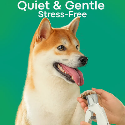 SafeTrim  | LED Pet Nail Clipper for Dogs & Cats, Safe Claw Grooming Tool