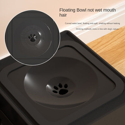 Adjustable Stainless Steel Double Dog Bowls with Elevated Stand – Perfect for Large Pets