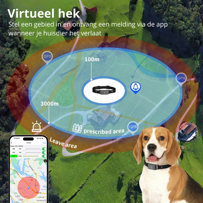 4G GPS Pet Tracker Collar – Waterproof Smart Locator for Cats & Dogs | Realtime Tracking with Free App (iOS & Android)