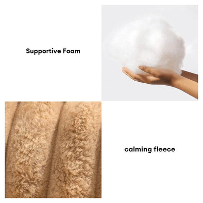 Large Orthopedic Dog Bed | Washable Fluffy Sofa Pillow for Medium & Large Dogs