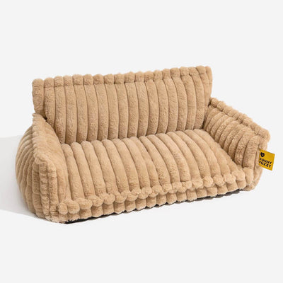 Large Orthopedic Dog Bed | Washable Fluffy Sofa Pillow for Medium & Large Dogs