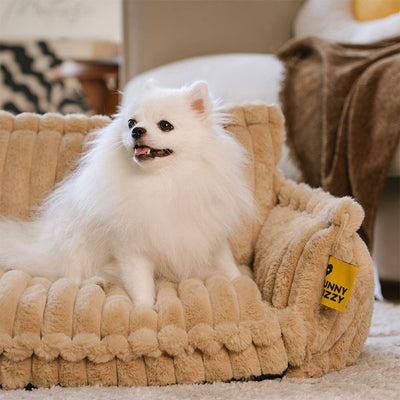 Large Orthopedic Dog Bed | Washable Fluffy Sofa Pillow for Medium & Large Dogs
