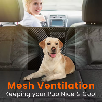 PupMat | Dog Car Seat Cover – Waterproof Pet Hammock for Back Seat