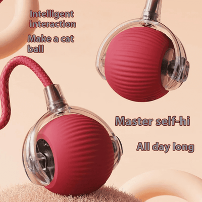Self-Moving Cat Toy Ball – 360° Auto-Rolling, Smart Interactive Pet Ball for Indoor Cats & Small Dogs
