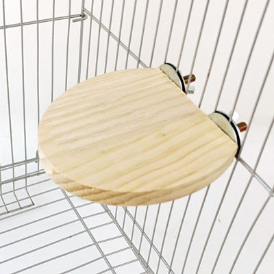 Playing Bird Cage Accessories Toy Solid Wood Jumping Platform Standing Board
