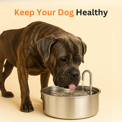 The Doggy Fountain – Stainless Steel Pet Water Fountain