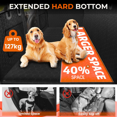 PupMat | Dog Car Seat Cover – Waterproof Pet Hammock for Back Seat