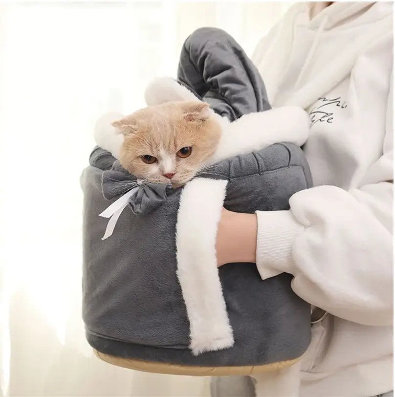 KittyPack - Fluffy Cat Backpack with Pockets