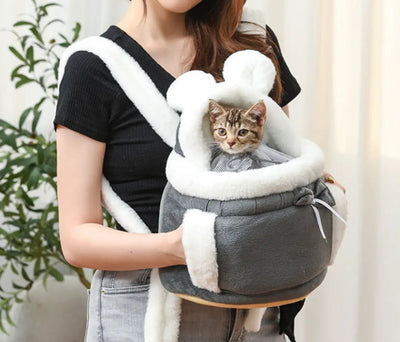 KittyPack - Fluffy Cat Backpack with Pockets