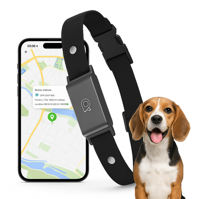 4G GPS Pet Tracker Collar – Waterproof Smart Locator for Cats & Dogs | Realtime Tracking with Free App (iOS & Android)