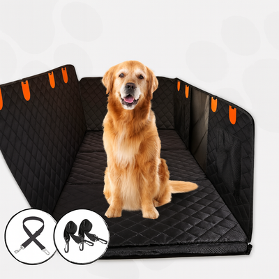 PupMat | Dog Car Seat Cover – Waterproof Pet Hammock for Back Seat