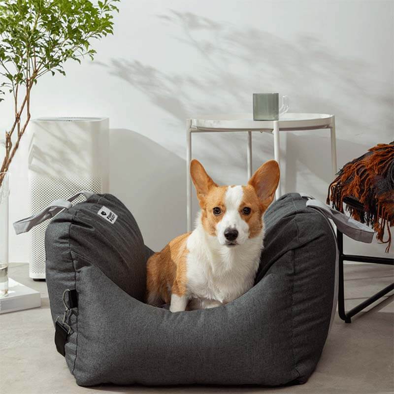 Dog Car Seat Bed | Portable Travel Bed for Small & Medium Dogs