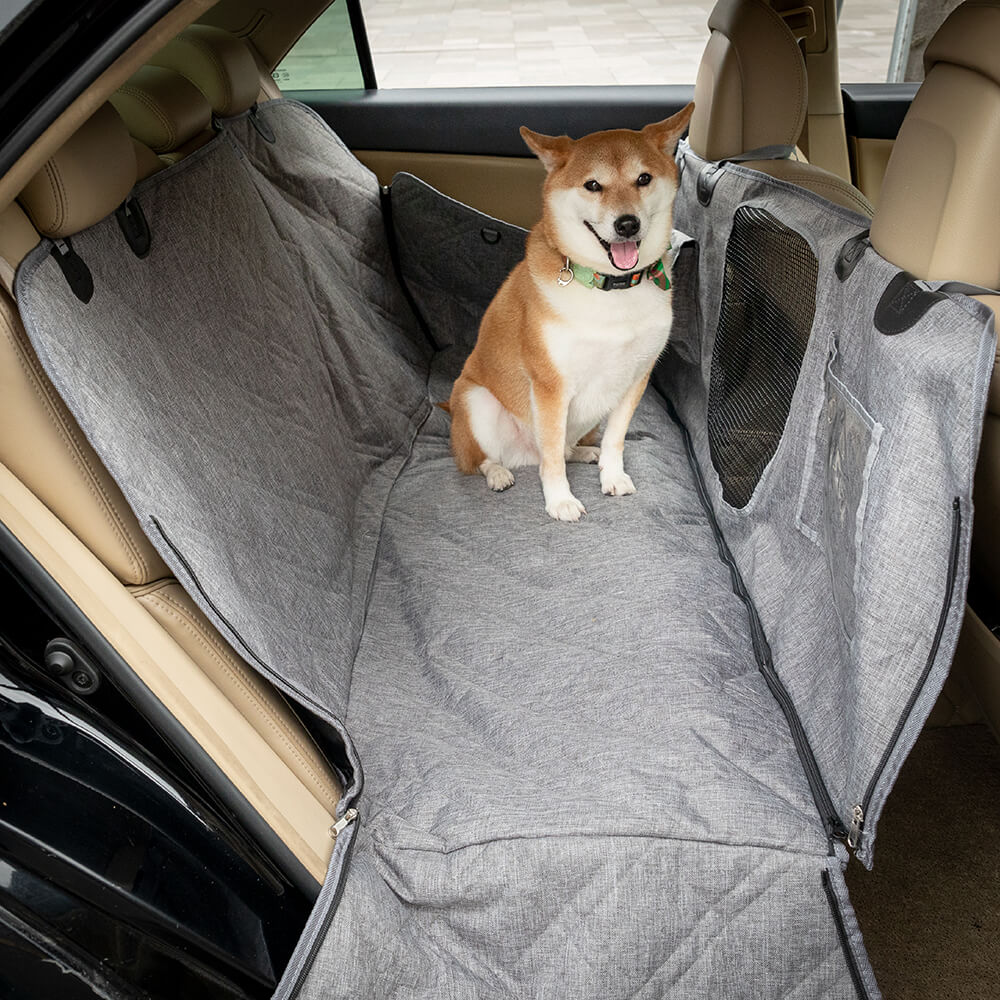 Waterproof and dirt-repellent car seat cover for dogs
