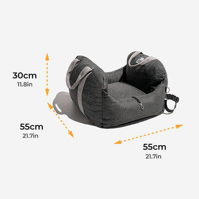 Dog Car Seat Bed | Portable Travel Bed for Small & Medium Dogs