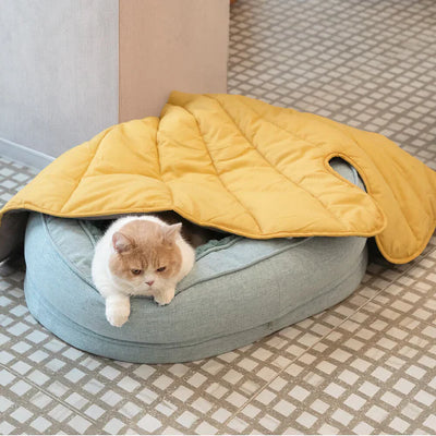 Leaf Shape Dog Blanket Mat