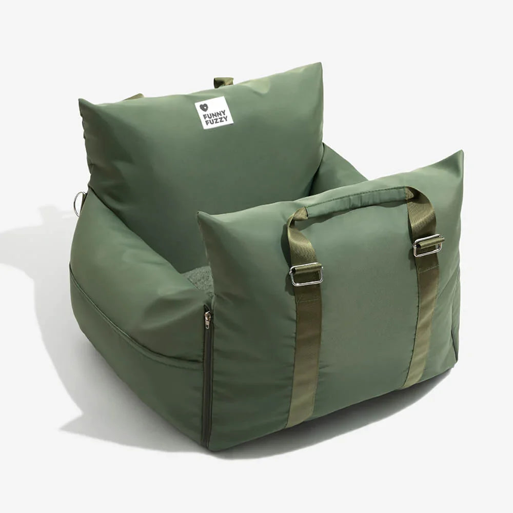 Dog Car Seat Bed | Portable Travel Bed for Small & Medium Dogs