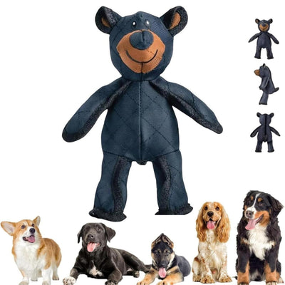 Indestructible Dog Toy 2025 – Unbreakable Bear Plush Toy for Aggressive Chewers