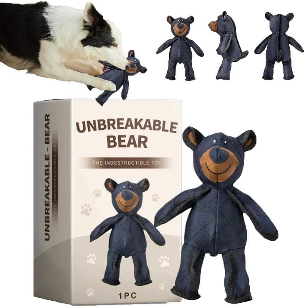 2025 New Unbreak-Bear for Heavy Chewers - Unbreak Bear Dog, Chew Toys