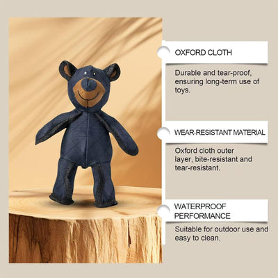 Indestructible Dog Toy 2025 – Unbreakable Bear Plush Toy for Aggressive Chewers
