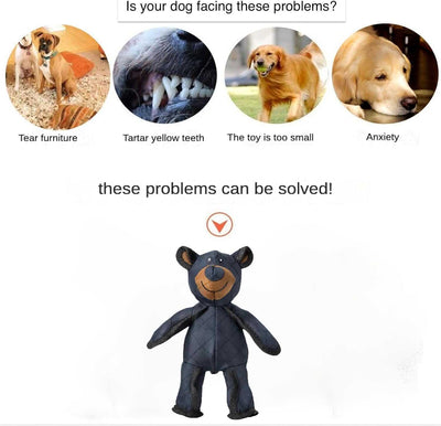 2025 New Unbreak-Bear for Heavy Chewers - Unbreak Bear Dog, Chew Toys