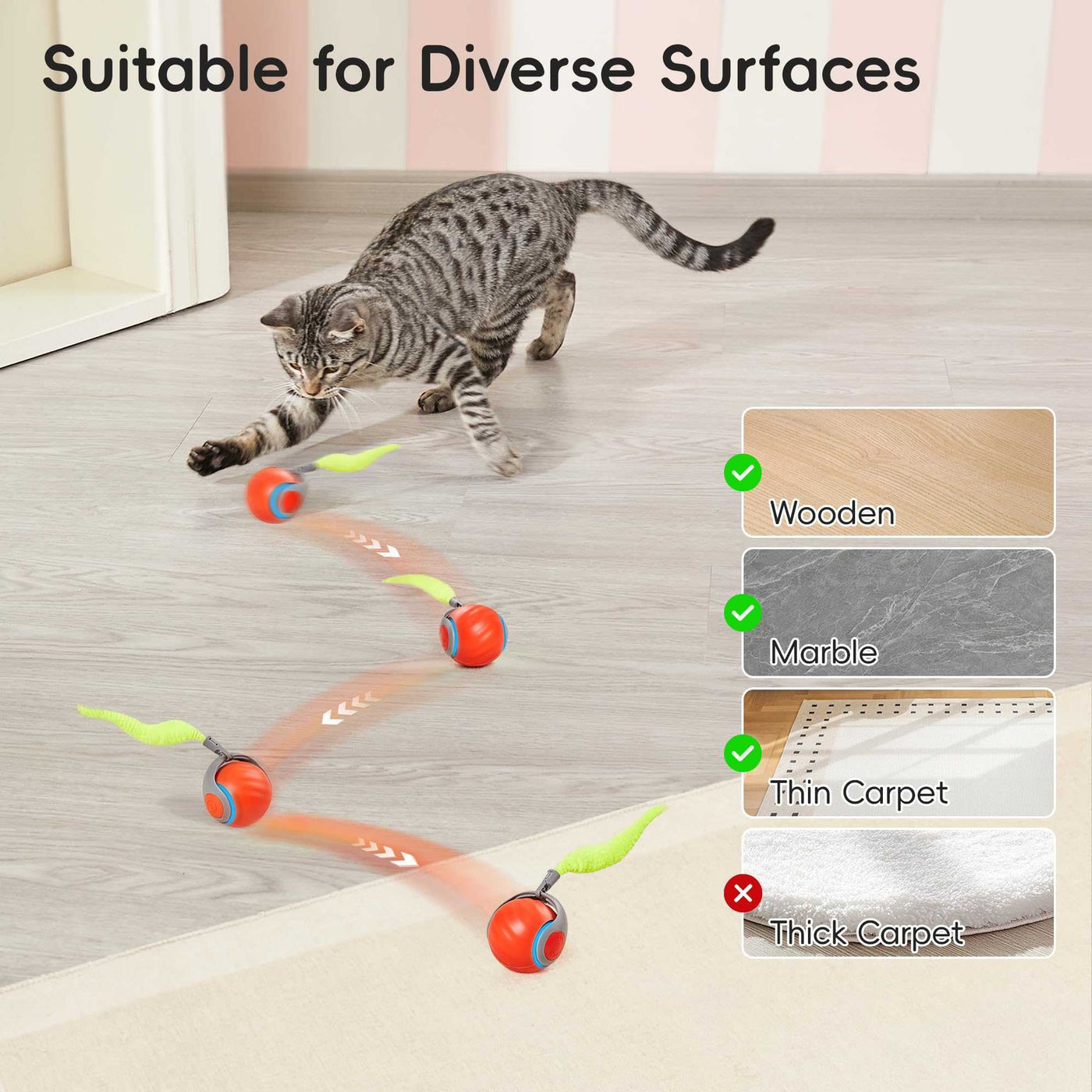 Cat Toys | 2025 Interactive Cat Toys - for Bored Indoor Adult Cats