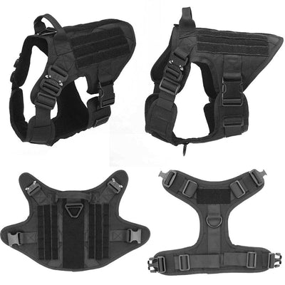 Heavy-Duty No-Pull Dog Harness - Adjustable Front-Clip Vest for Strong Big Dogs