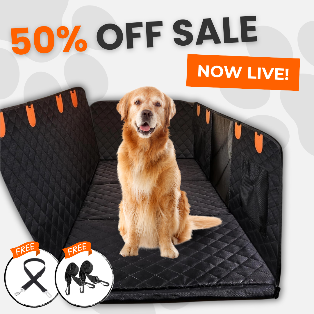 PupMat | Dog Car Seat Cover – Waterproof Pet Hammock for Back Seat