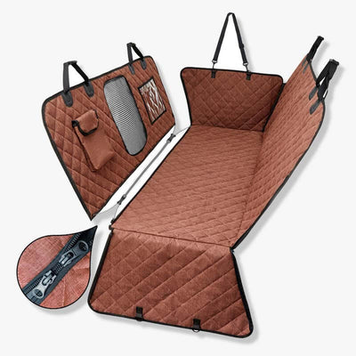 Waterproof and dirt-repellent car seat cover for dogs