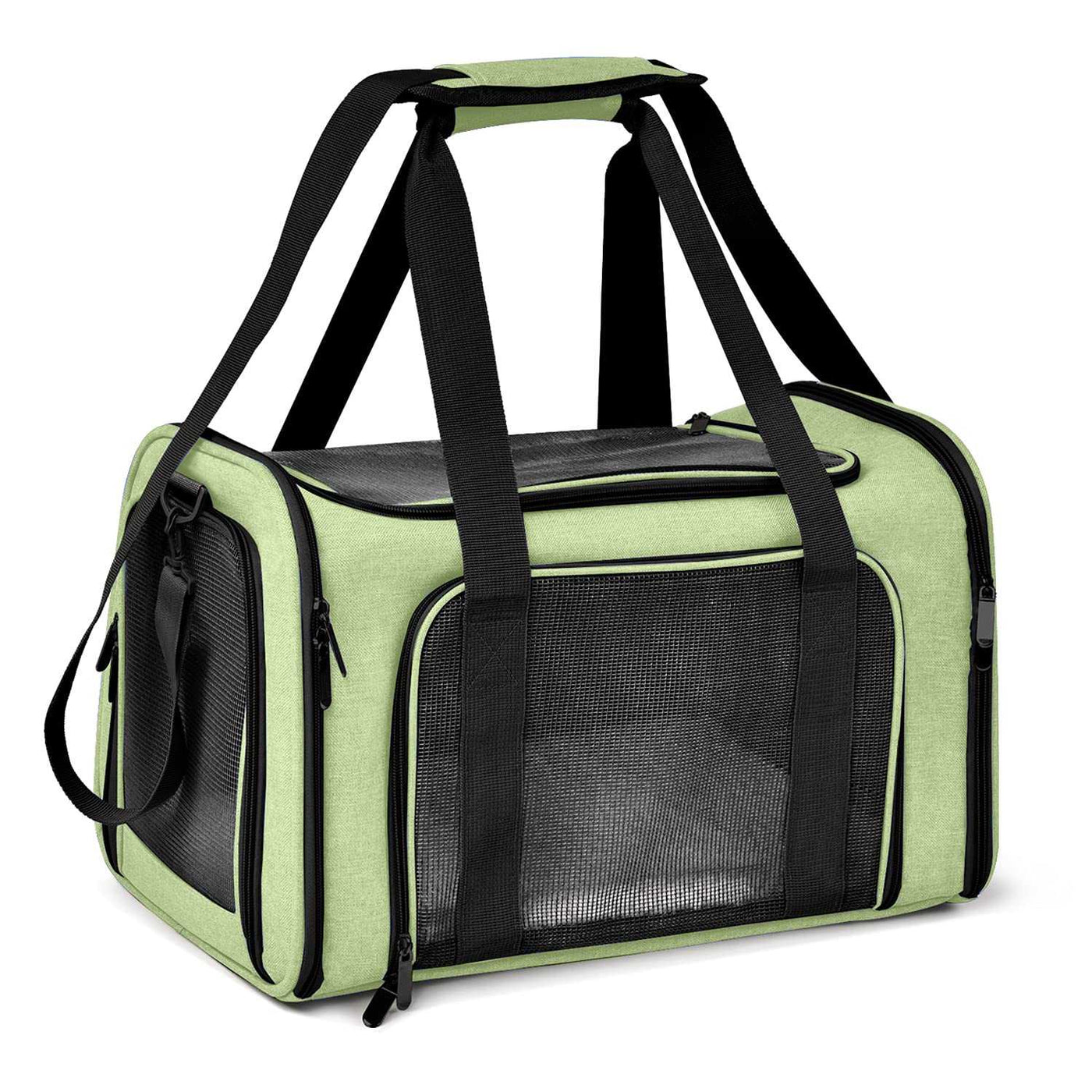 Large Cat & Dog Carrier – Soft-Sided Collapsible Travel Bag for Pets up to 25 lbs