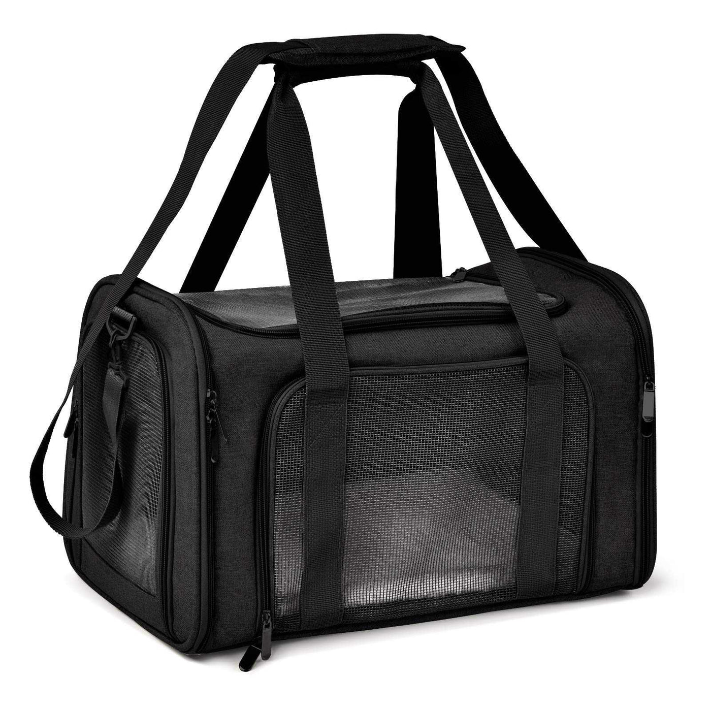 Large Cat & Dog Carrier – Soft-Sided Collapsible Travel Bag for Pets up to 25 lbs