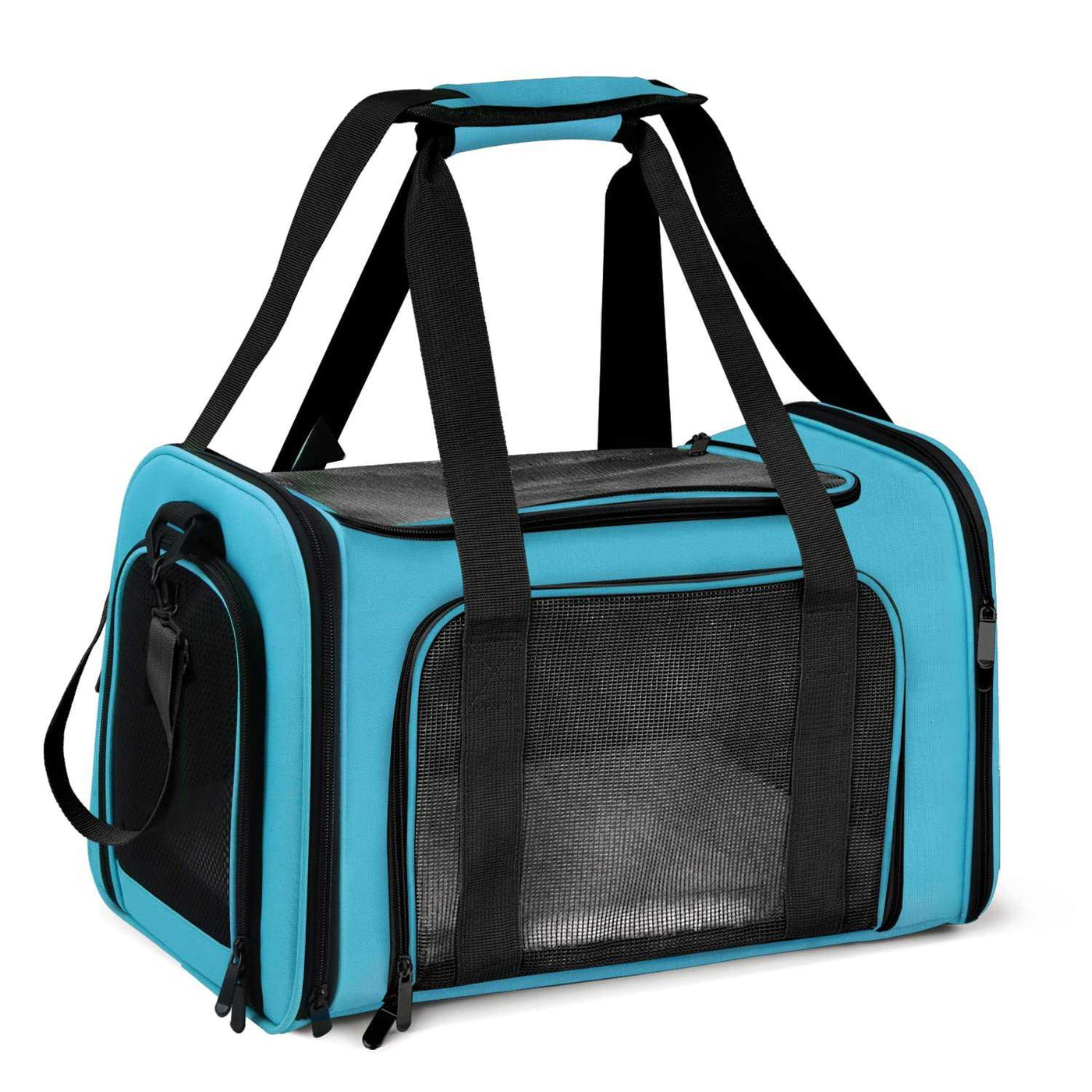 Large Cat & Dog Carrier – Soft-Sided Collapsible Travel Bag for Pets up to 25 lbs