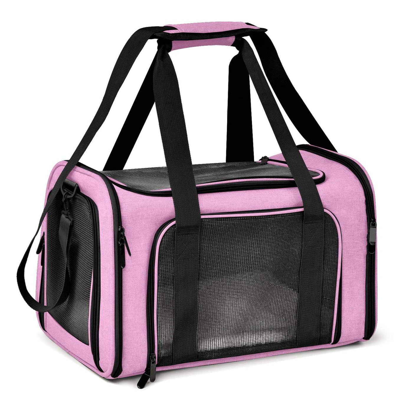 Large Cat & Dog Carrier – Soft-Sided Collapsible Travel Bag for Pets up to 25 lbs