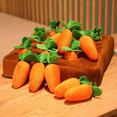 Calming Carrot Farm – Dog Enrichment Toy | Interactive Snuffle Toy