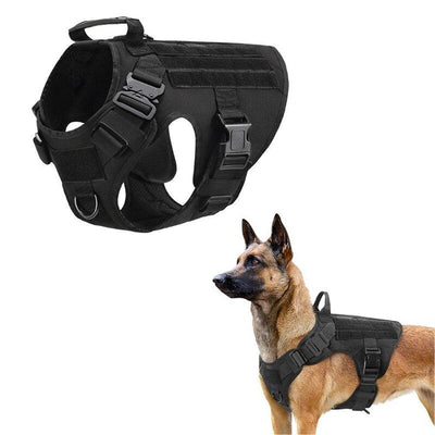 Heavy-Duty No-Pull Dog Harness - Adjustable Front-Clip Vest for Strong Big Dogs