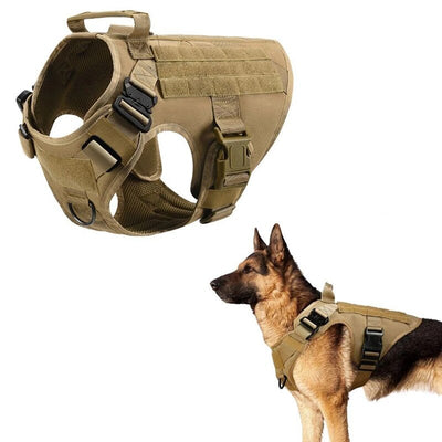 Heavy-Duty No-Pull Dog Harness - Adjustable Front-Clip Vest for Strong Big Dogs