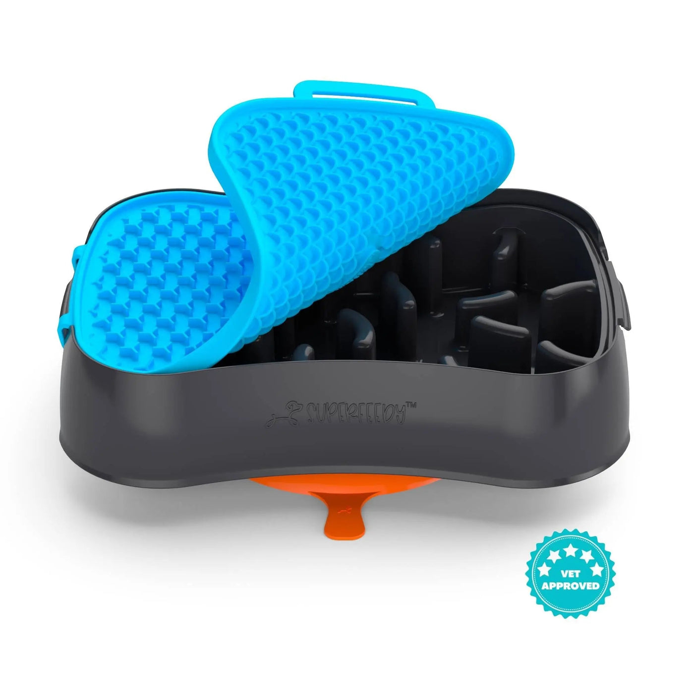 Slow Feeder Dog Bowl with Lick Mat – 4-in-1 Anti-Choke & Interactive Pet Feeder