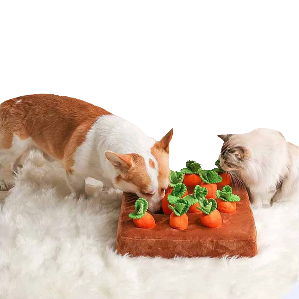 Calming Carrot Farm – Dog Enrichment Toy | Interactive Snuffle Toy
