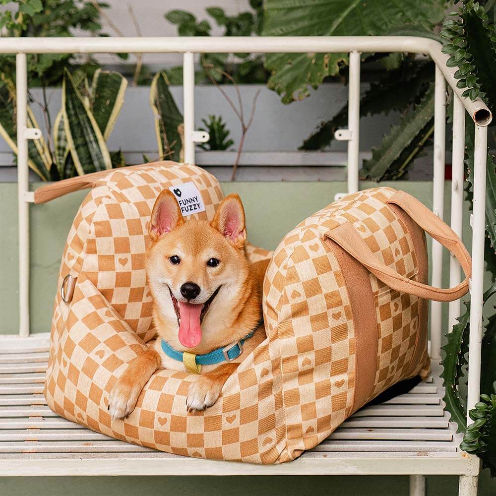 Dog Car Seat Bed | Portable Travel Bed for Small & Medium Dogs