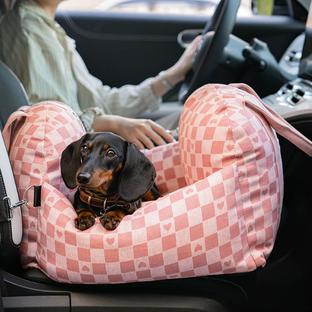 Dog Car Seat Bed | Portable Travel Bed for Small & Medium Dogs
