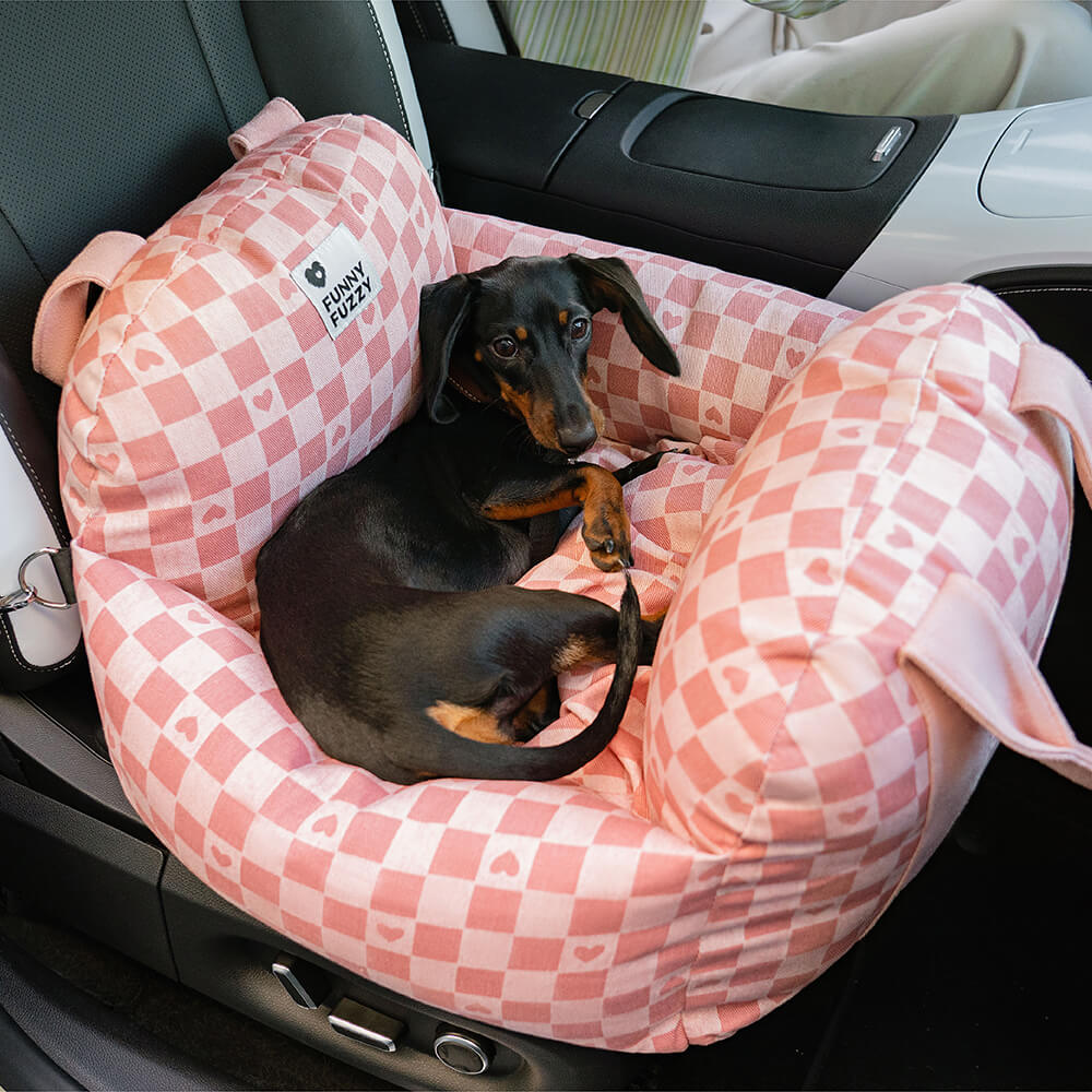 Dog Car Seat Bed | Portable Travel Bed for Small & Medium Dogs
