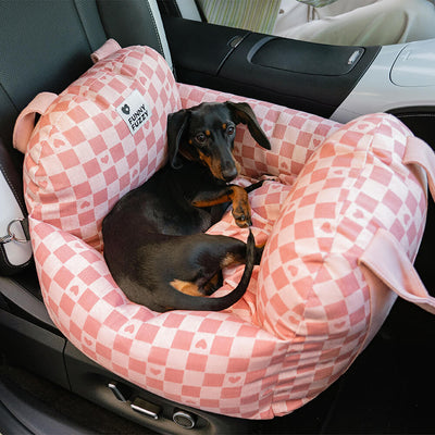 Dog Car Seat Bed | Portable Travel Bed for Small & Medium Dogs